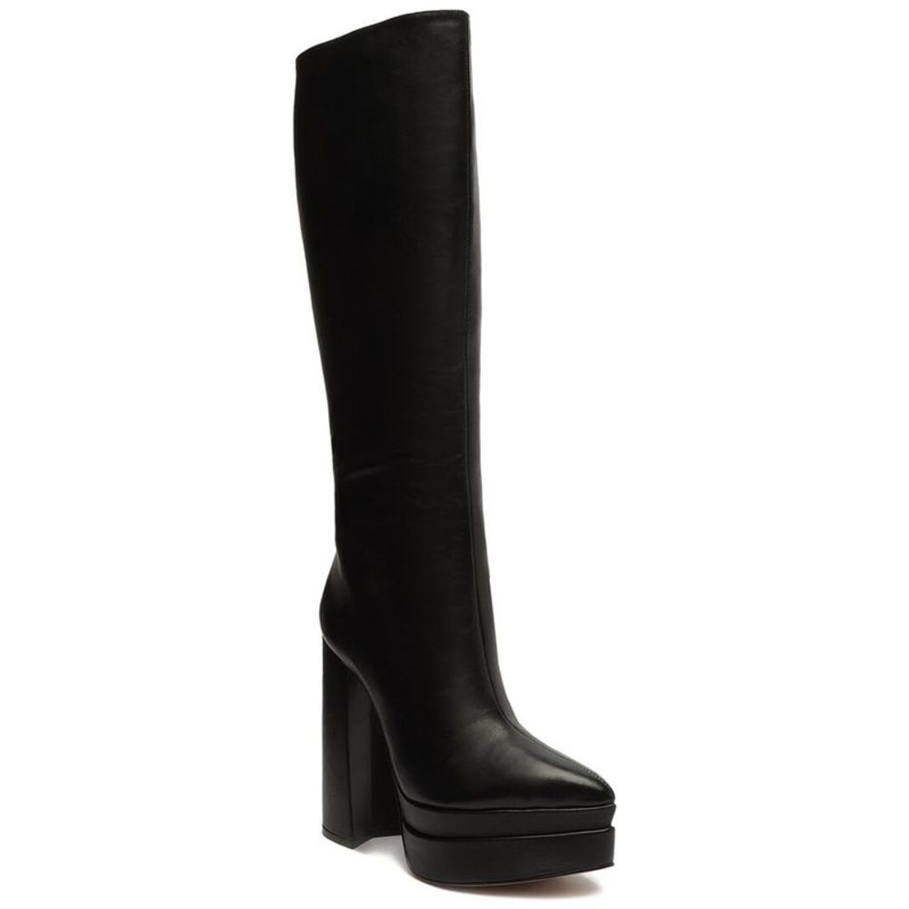 SCHUTZ Elysee Up Leather Over the Knee Boot